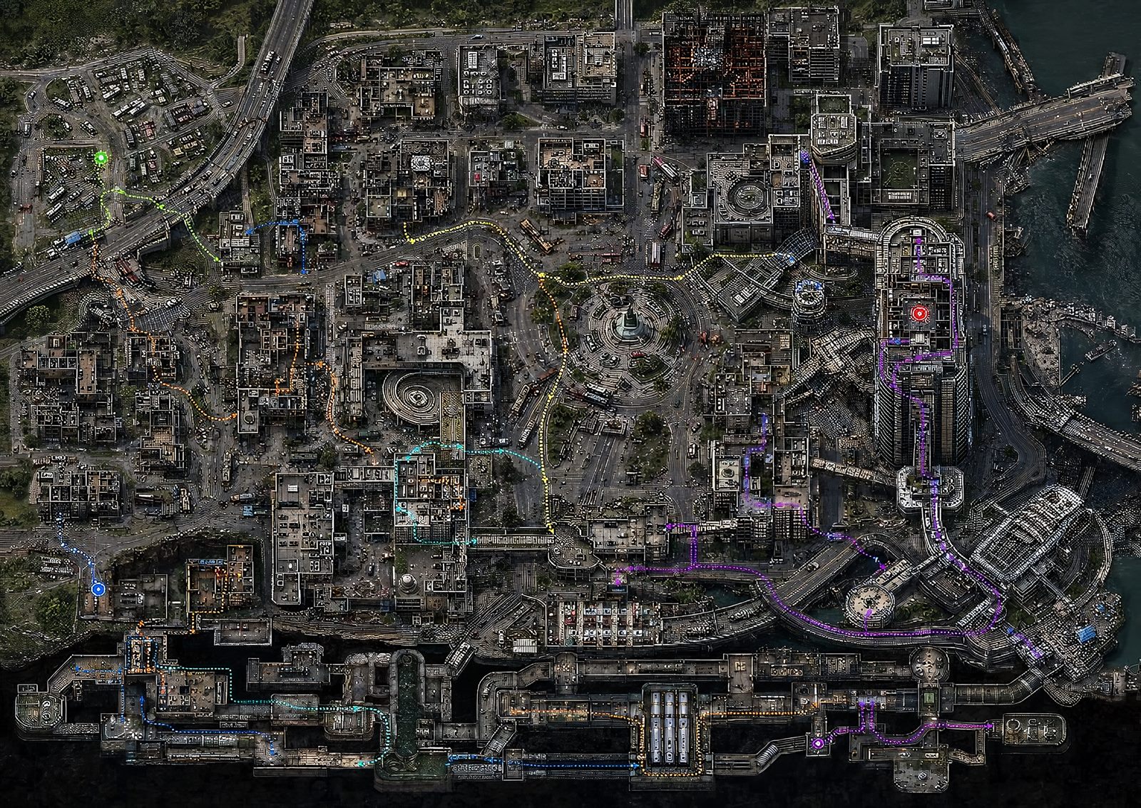 City Center map concept