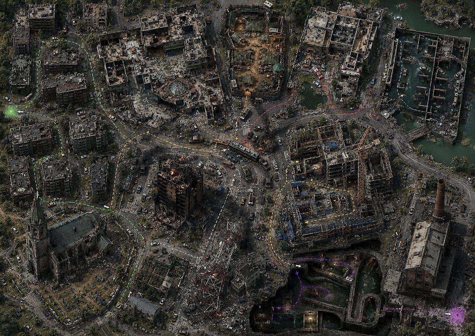 The Outskirts map concept